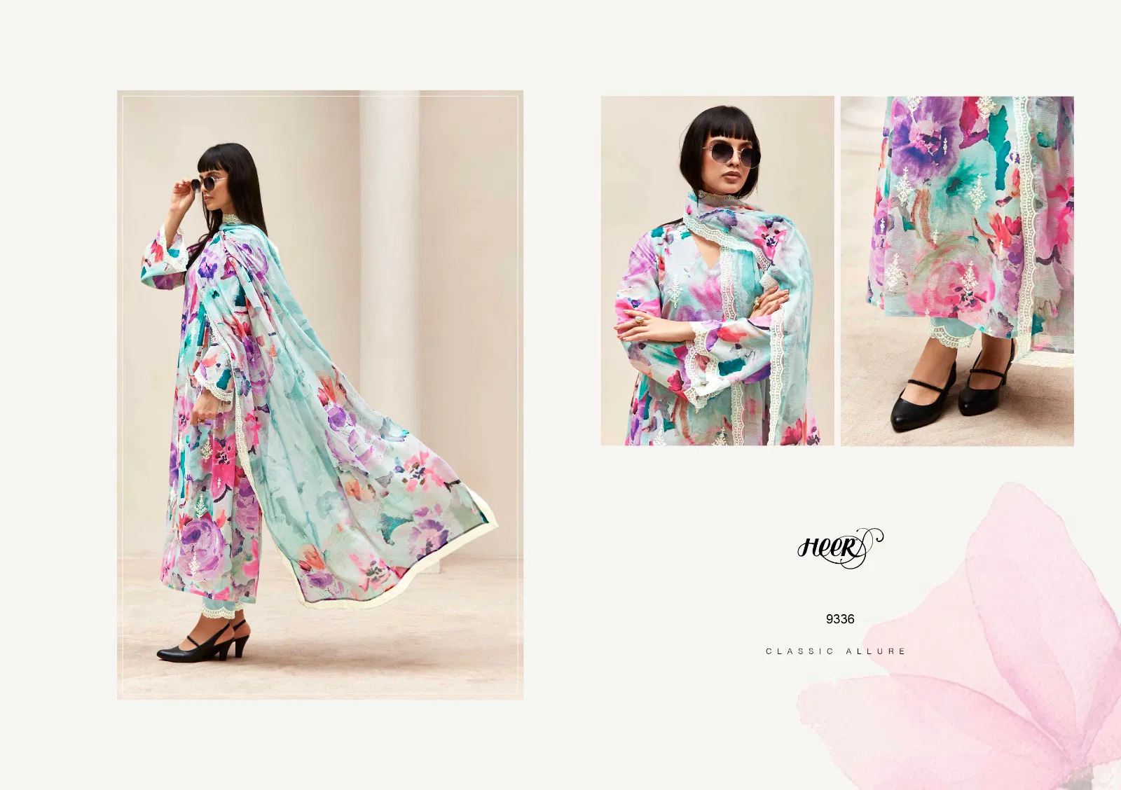 Kashmiri Garden By Kimora Linen Embroidery Printed Dress Material Wholesale Shop In Surat